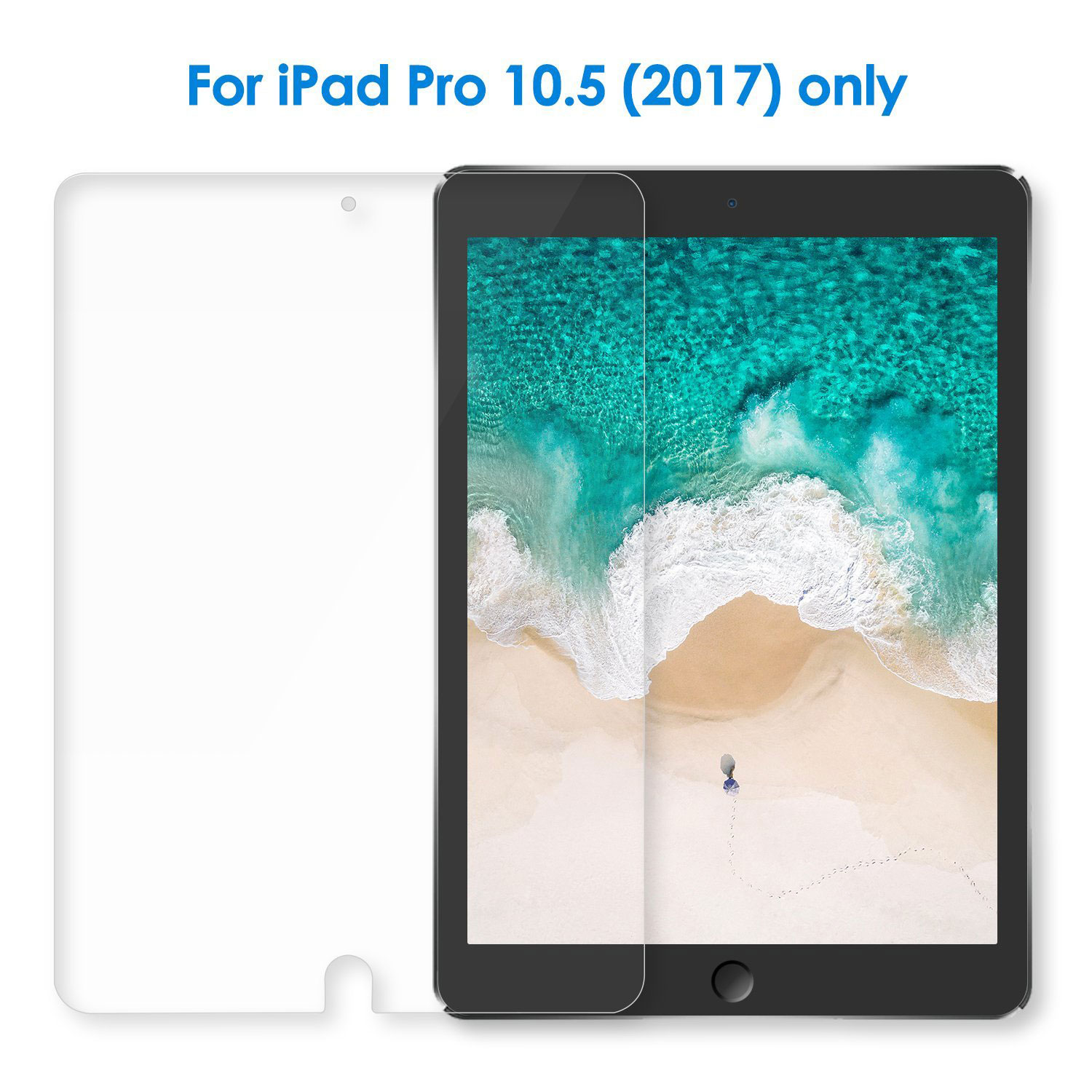 iPad Pro 10.5 (2017) Tempered Glass Screen Protector (Clear)